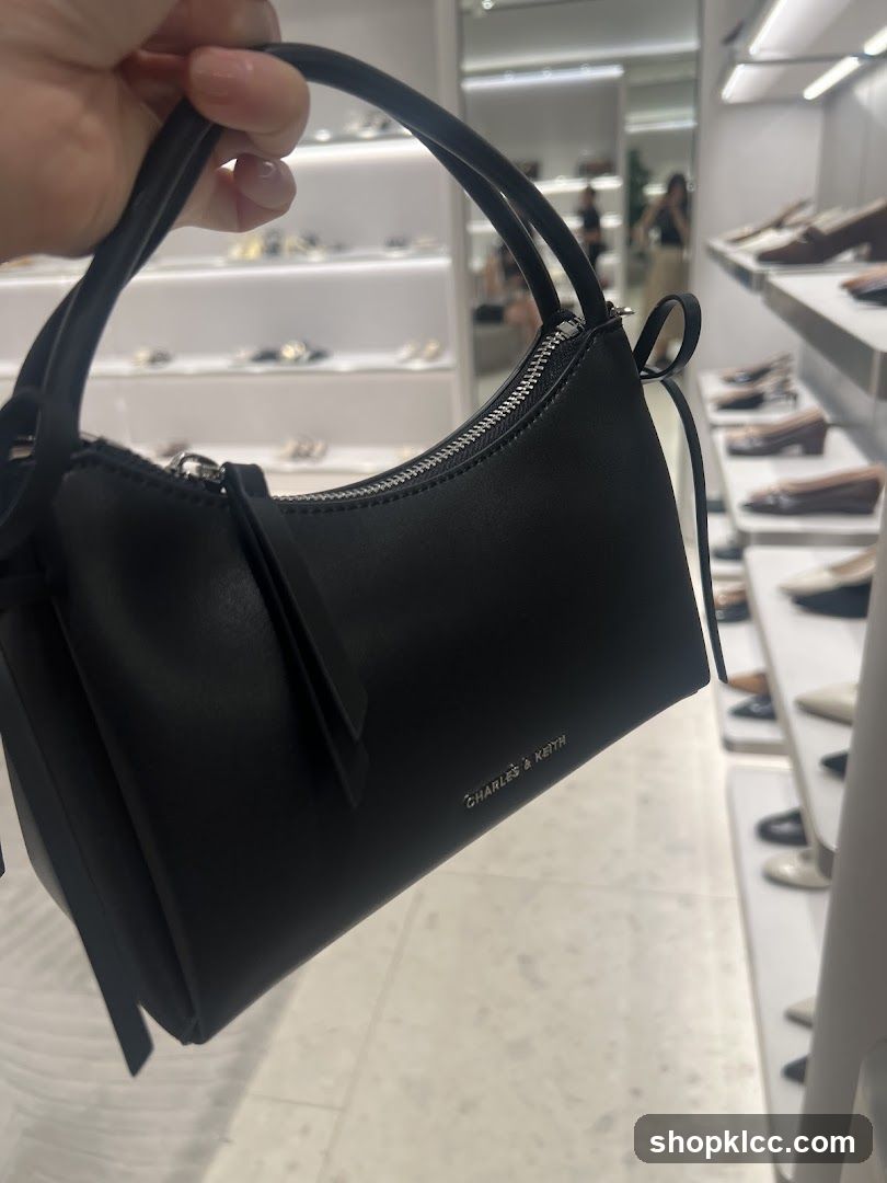 Black Handbag in Store