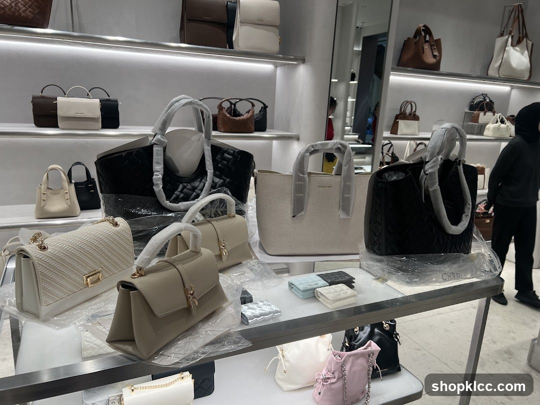 Handbags on Display