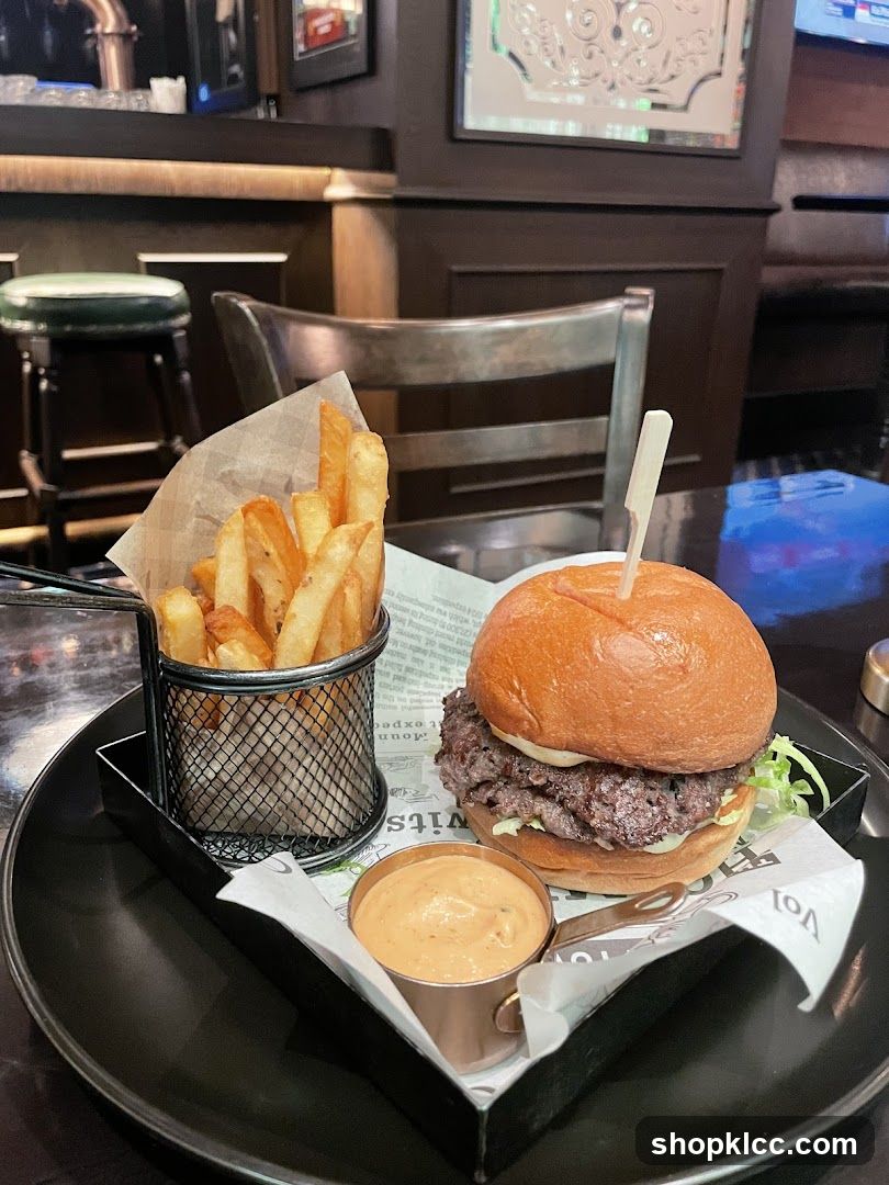 Burger and Fries