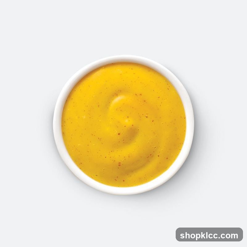 Mustard in a bowl