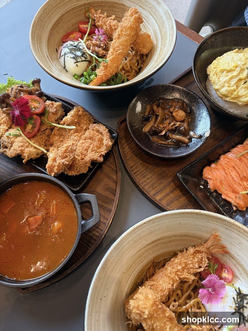Assortment of Japanese Dishes