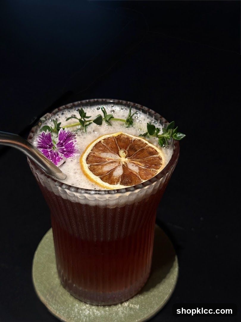 Cocktail with Garnish