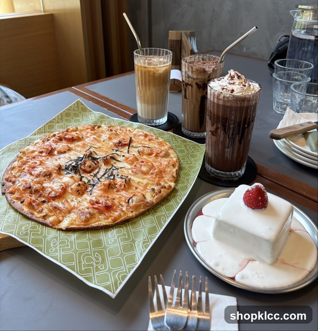 Pizza and Drinks