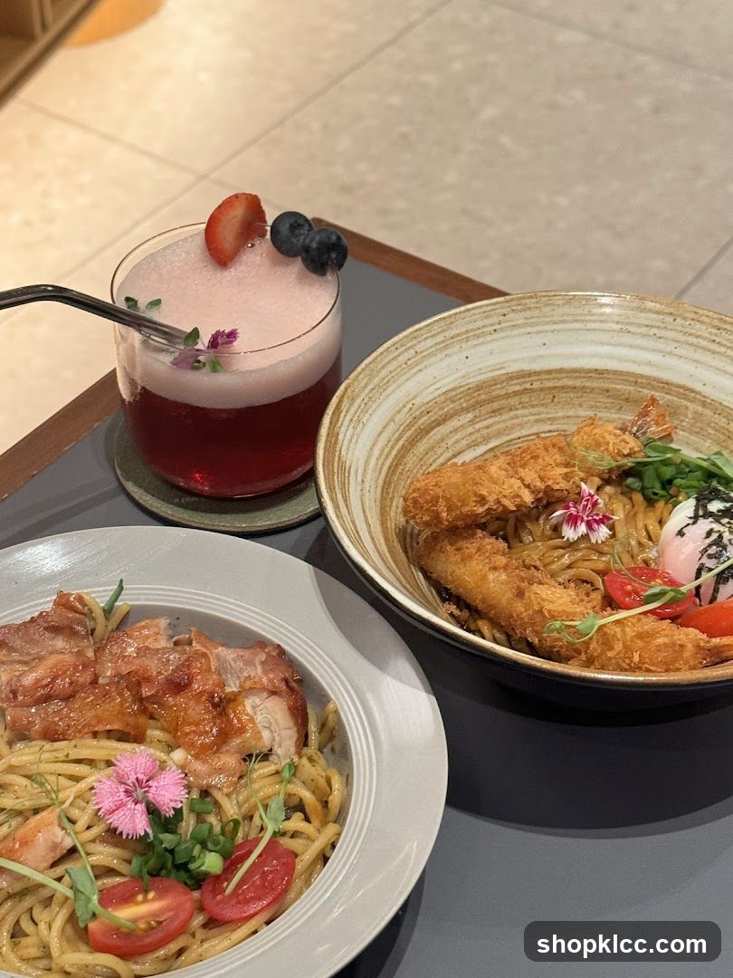 Noodles and Drink