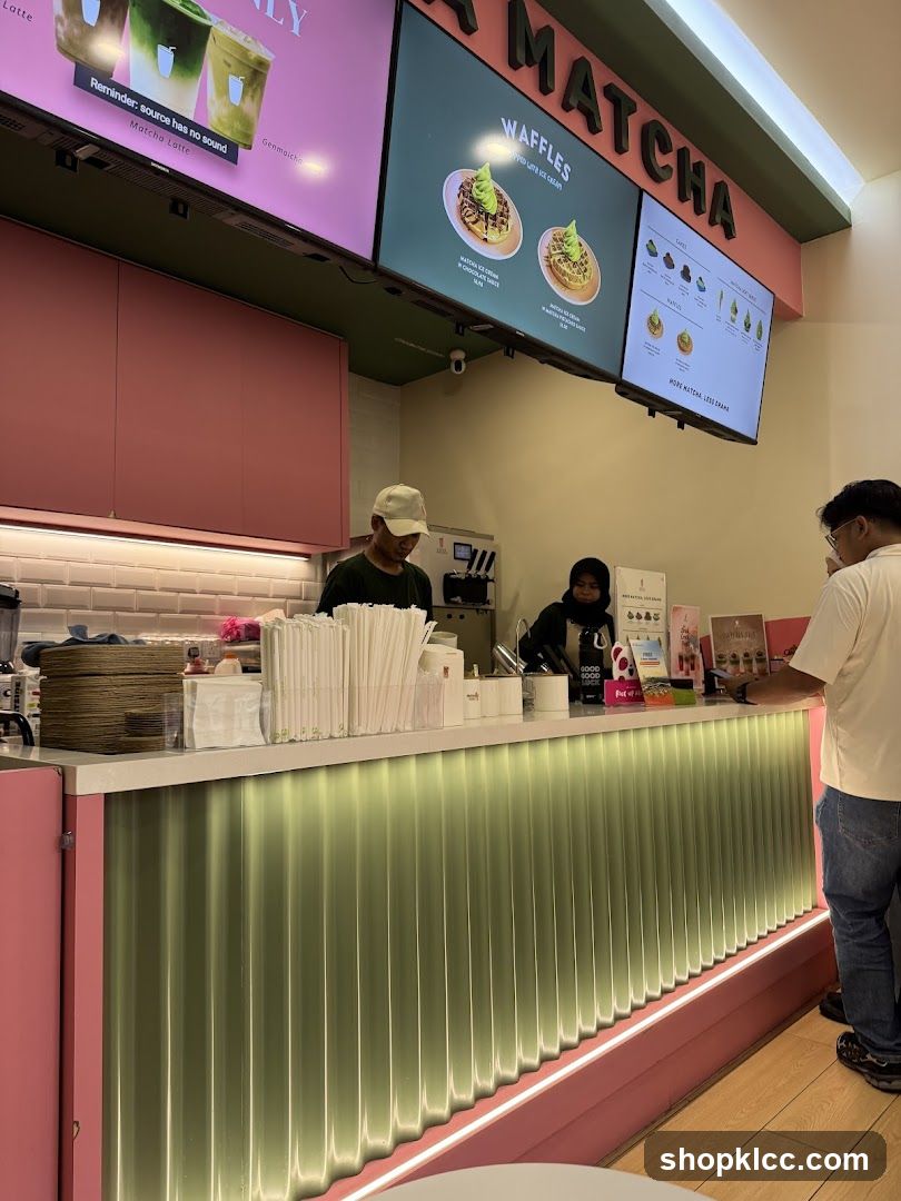 Matcha Cafe Counter