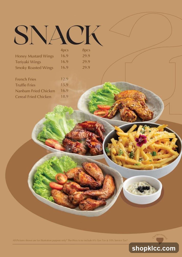 Snack Menu