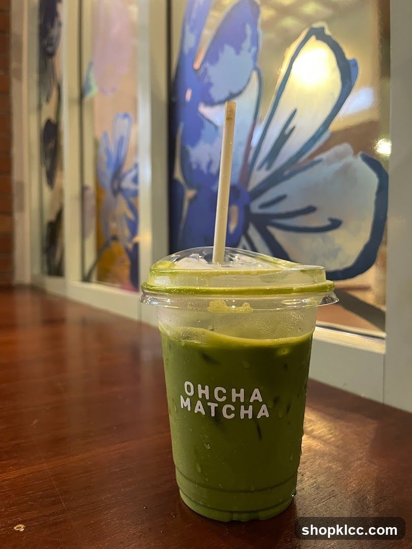 Iced Matcha Drink