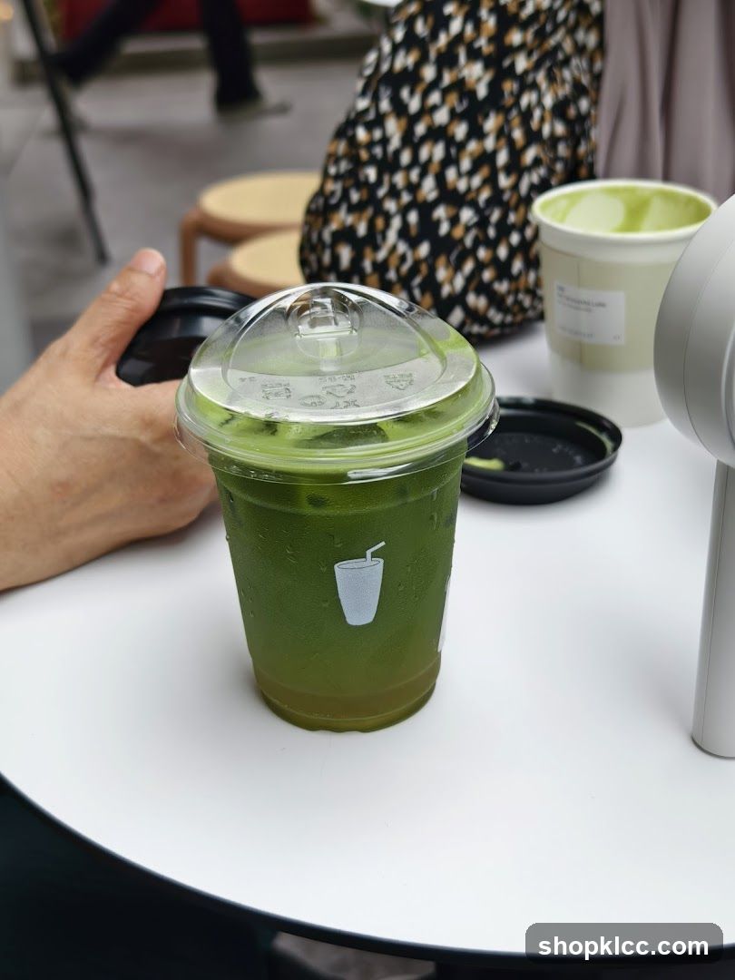 Iced Matcha Latte