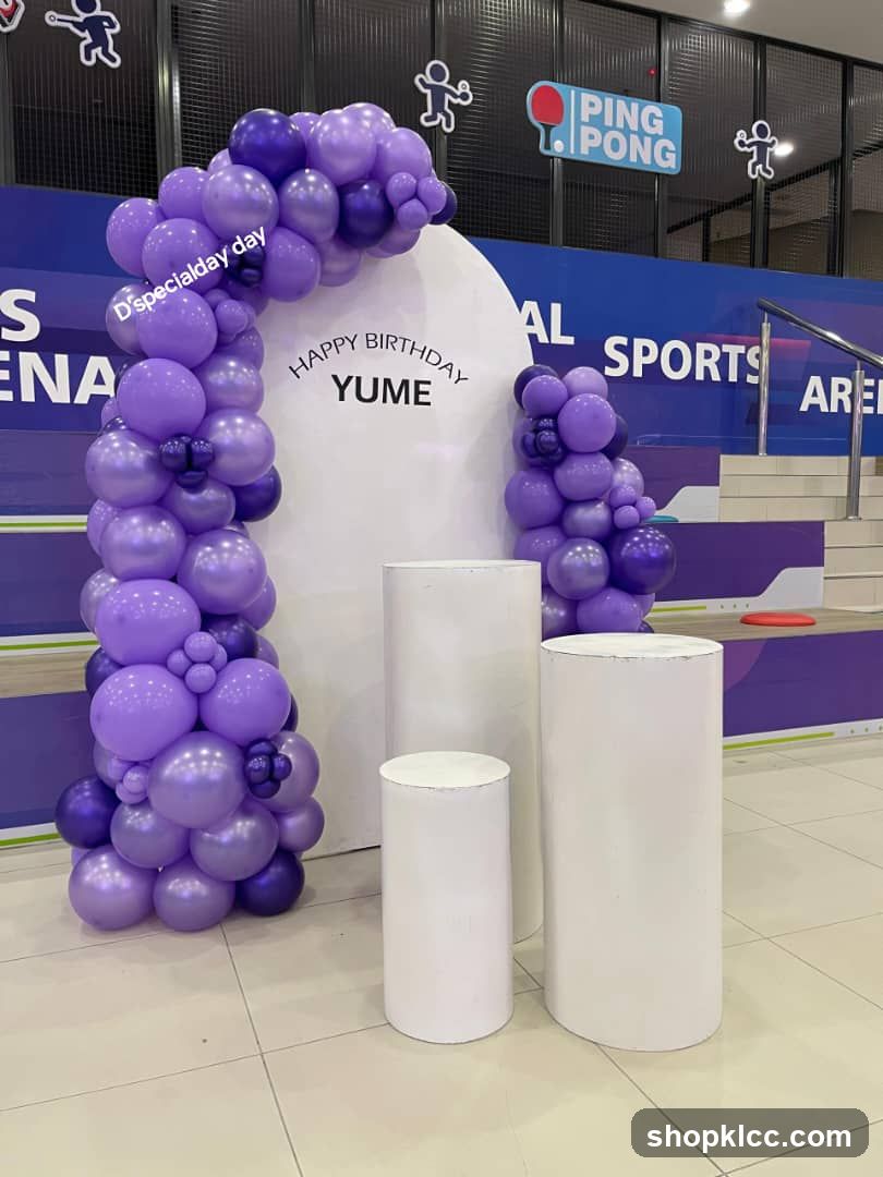 Birthday Decoration at Sports Arena