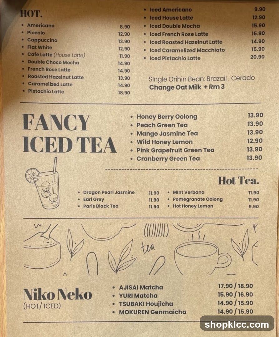 Niko Neko Menu