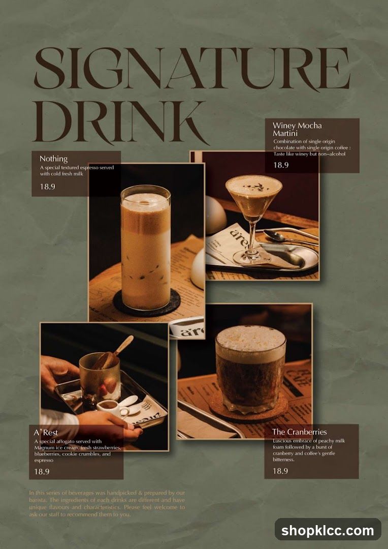 Signature Drinks