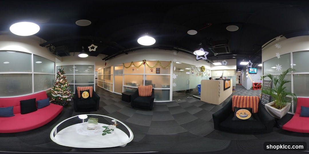 Decorated Office Lobby