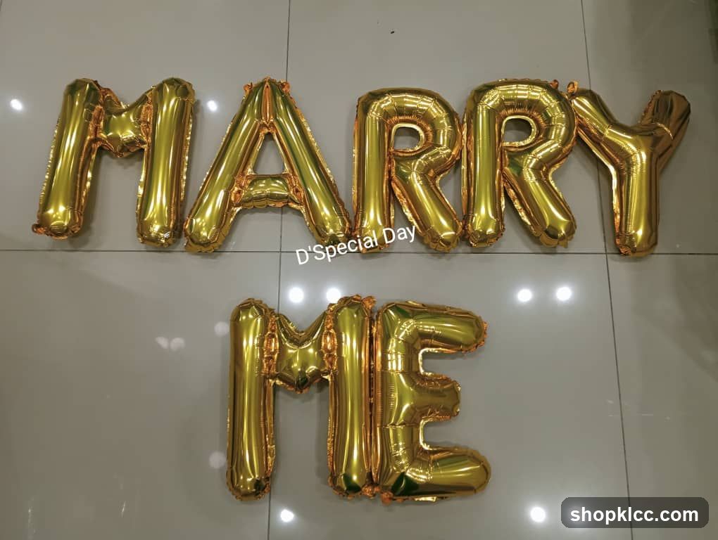 Marry Me Balloons