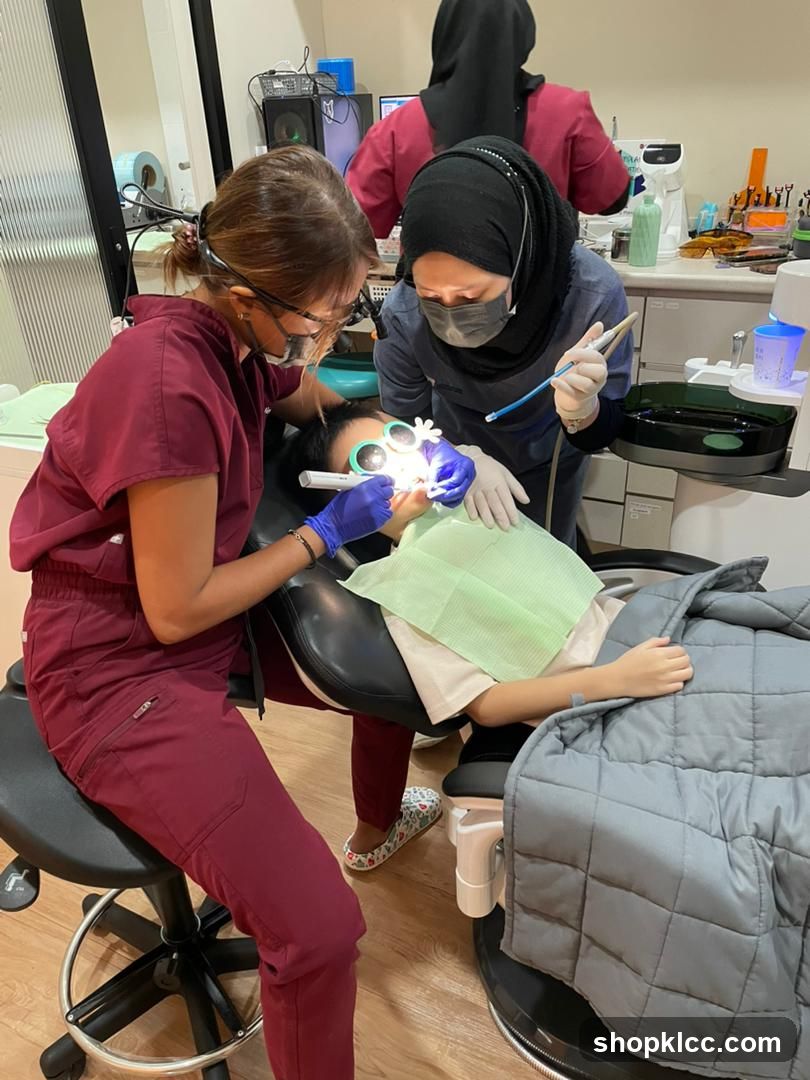 Dental Treatment in Progress