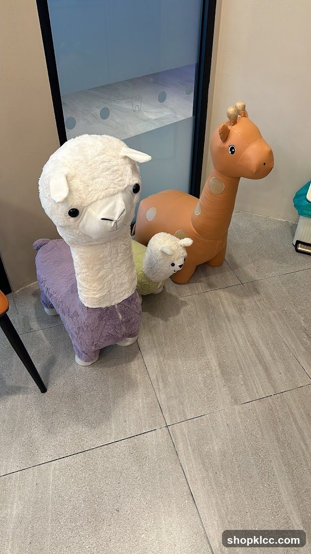 Animal Stuffed Toys in Interior Setting