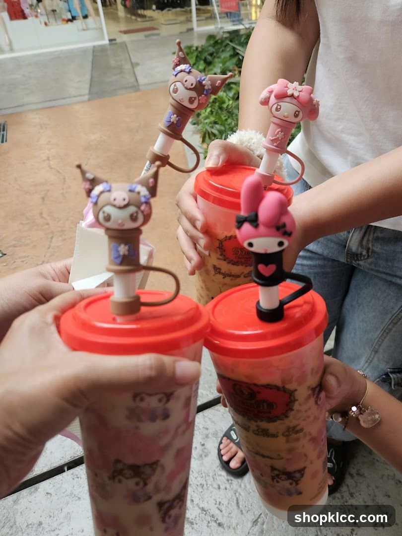 Drinks with Sanrio Character Toppers