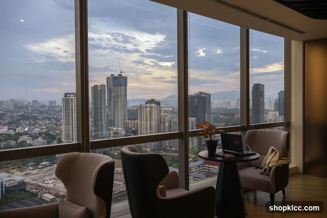 City View from High-Rise Lounge