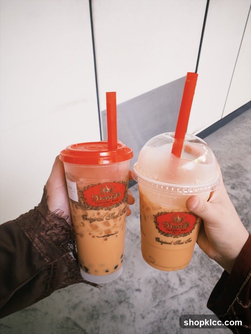 Two Thai Iced Teas