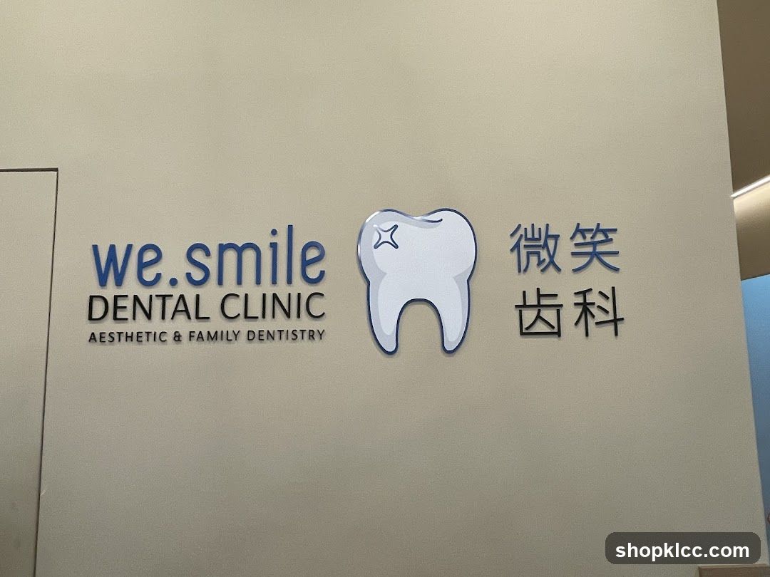 we.smile Dental Clinic Signage
