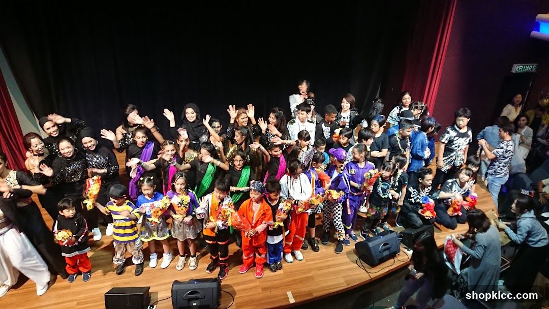Group of performers on stage