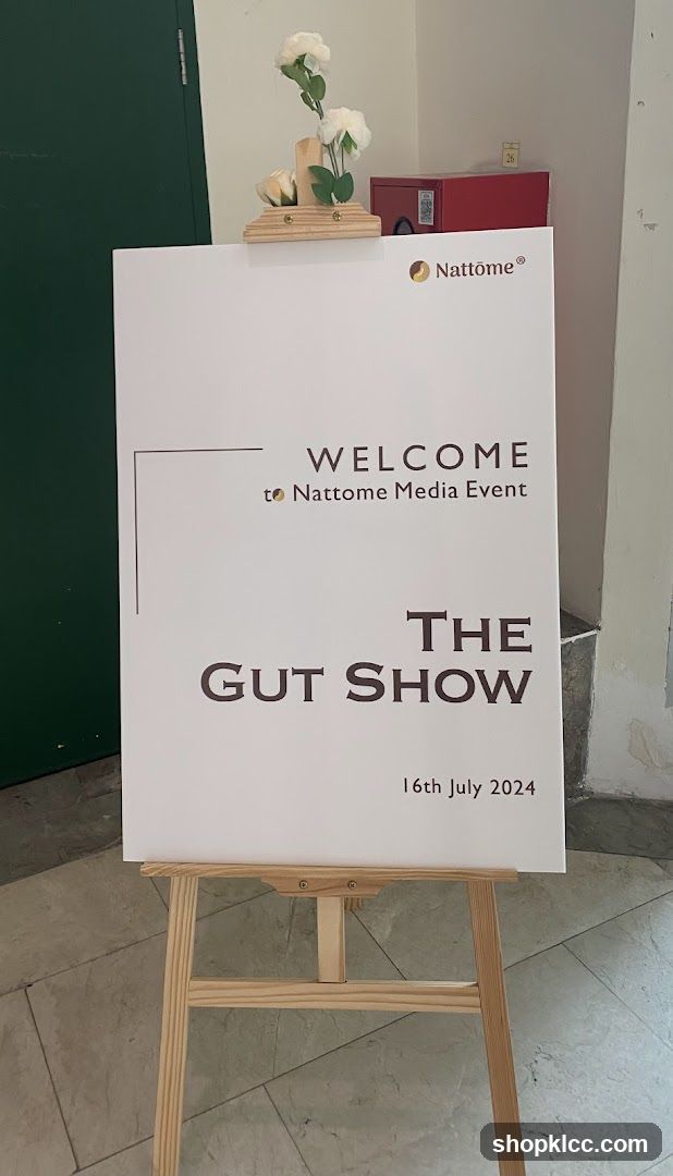 Nattome Media Event Welcome Sign