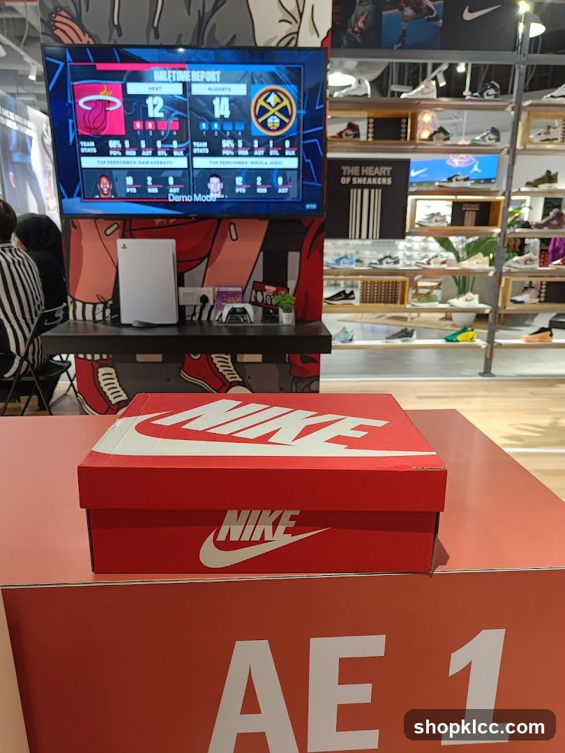 Nike Shoe Box Display