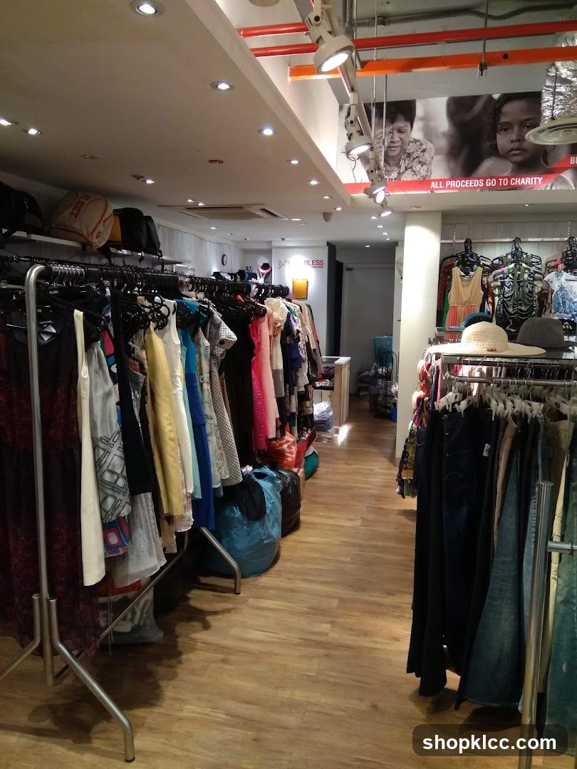 Clothing store interior