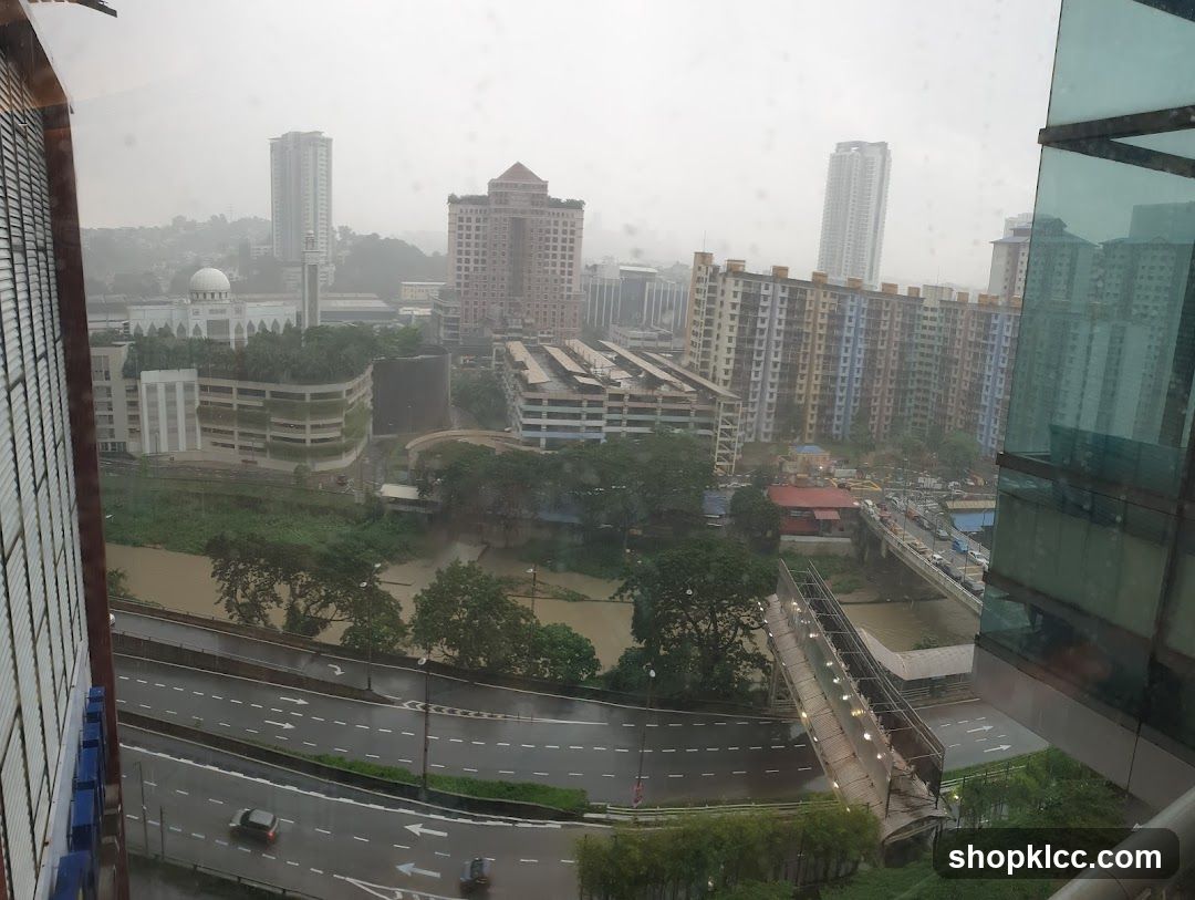 Cityscape on a Rainy Day