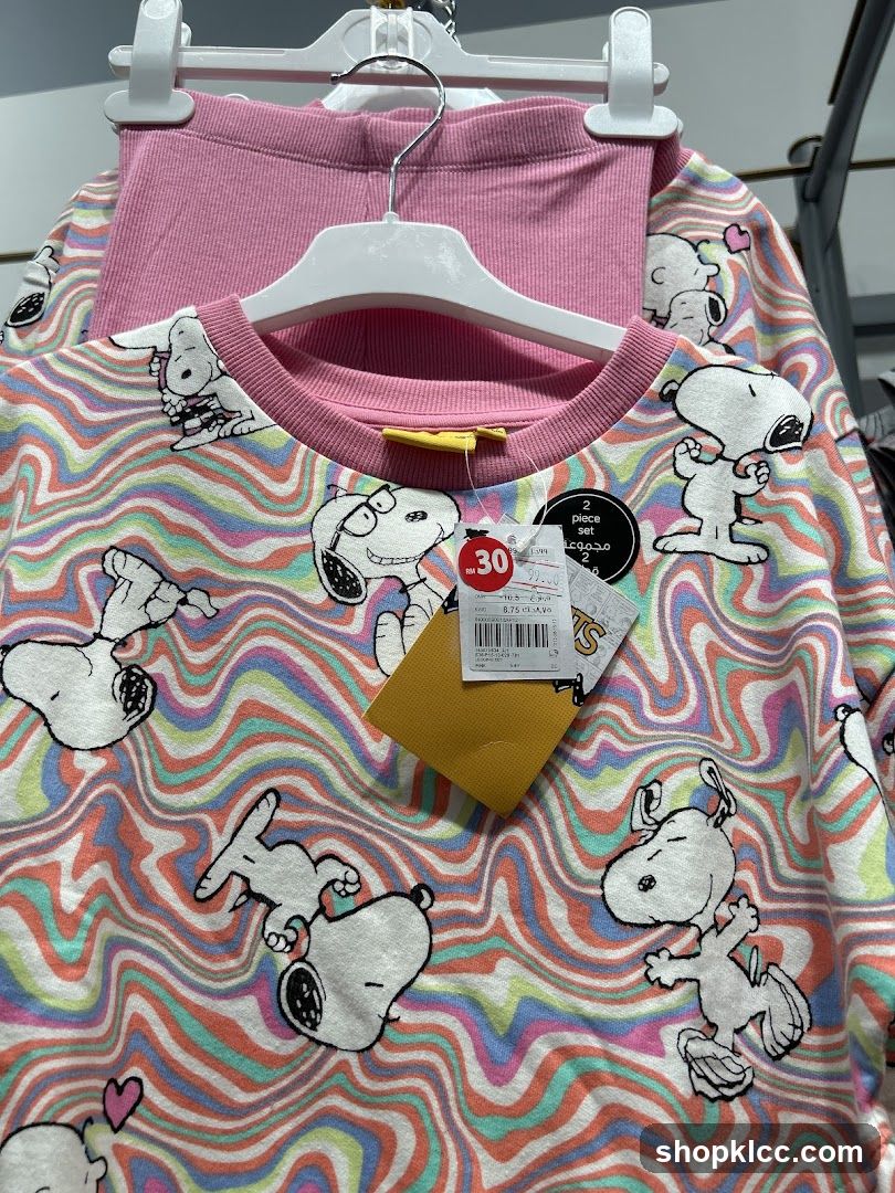 Snoopy Patterned Clothing Set