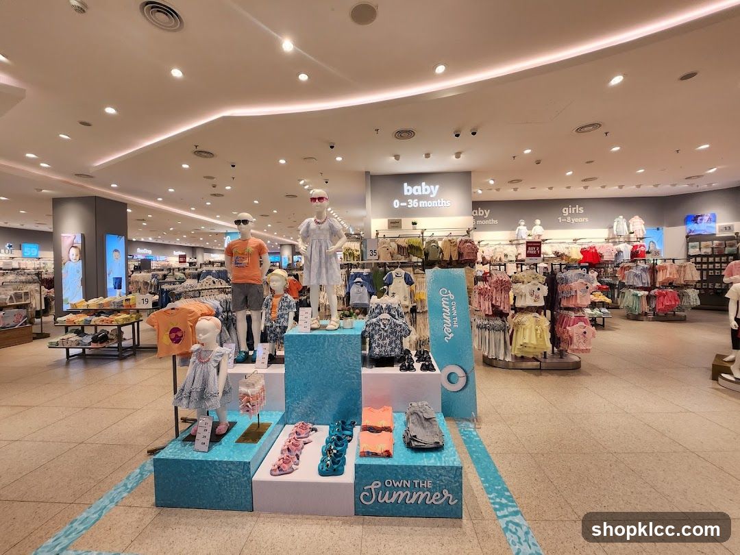 Baby Clothing Store Interior Display