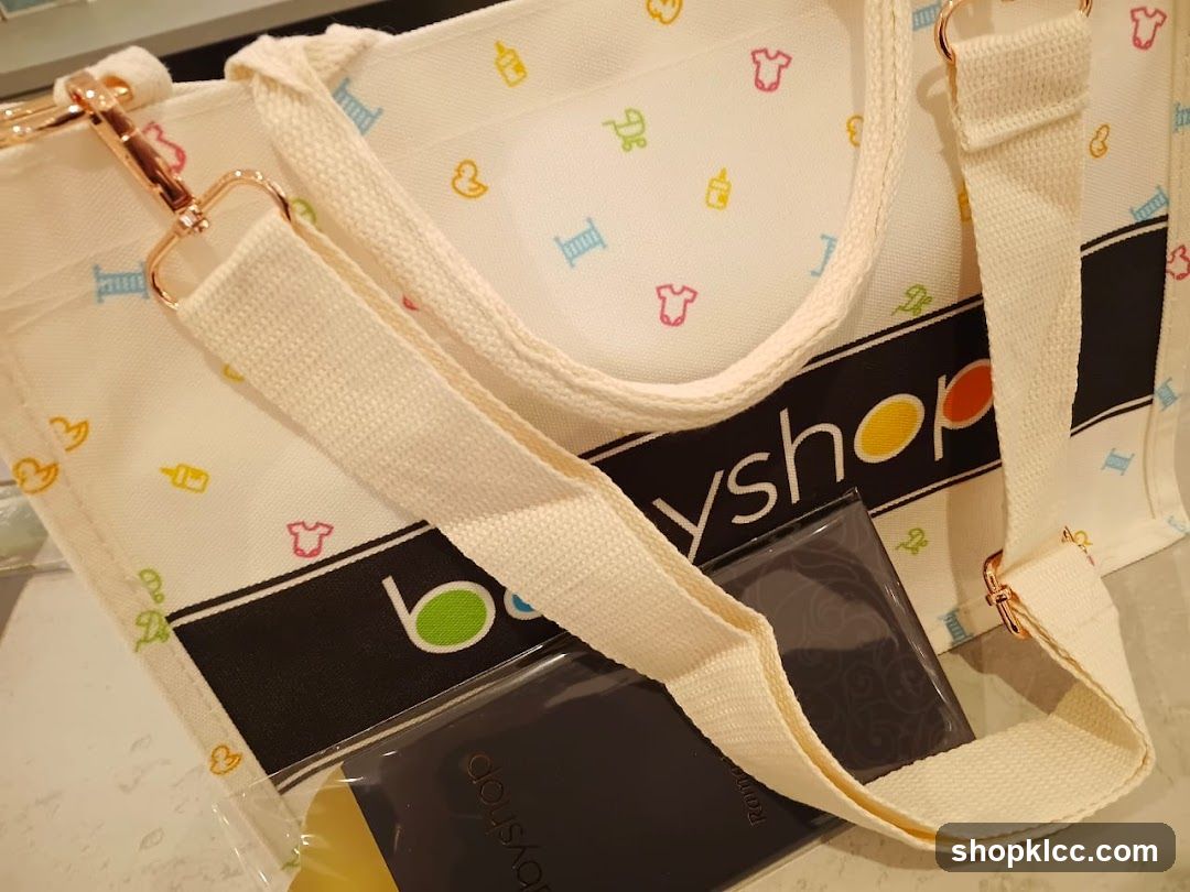 Baby Shop Tote Bag with Products