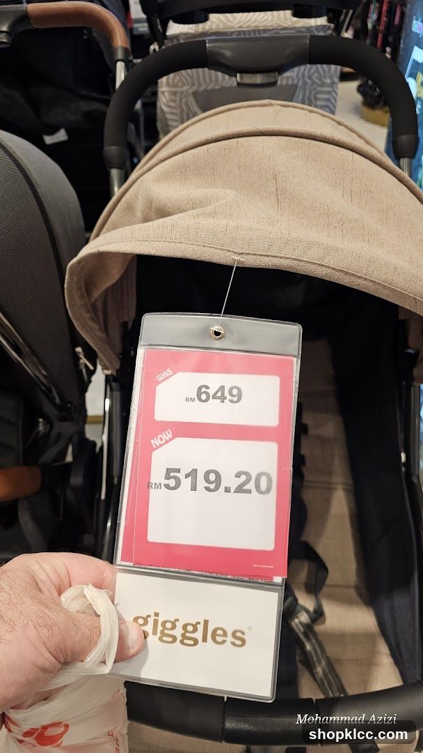 Stroller Price Tag in Store