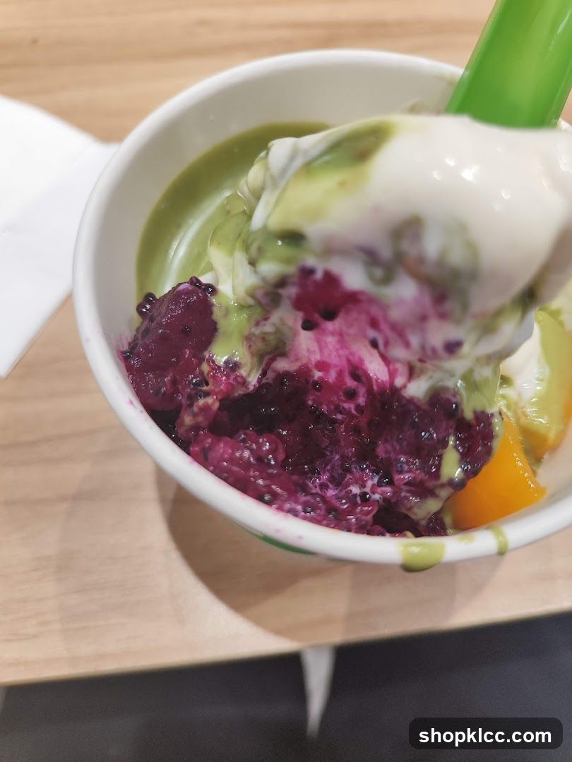 Matcha and Dragon Fruit Dessert Bowl