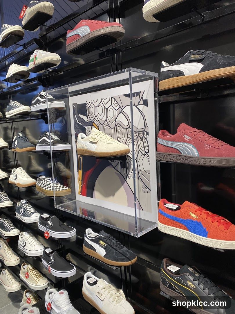 Display of Puma Sneakers