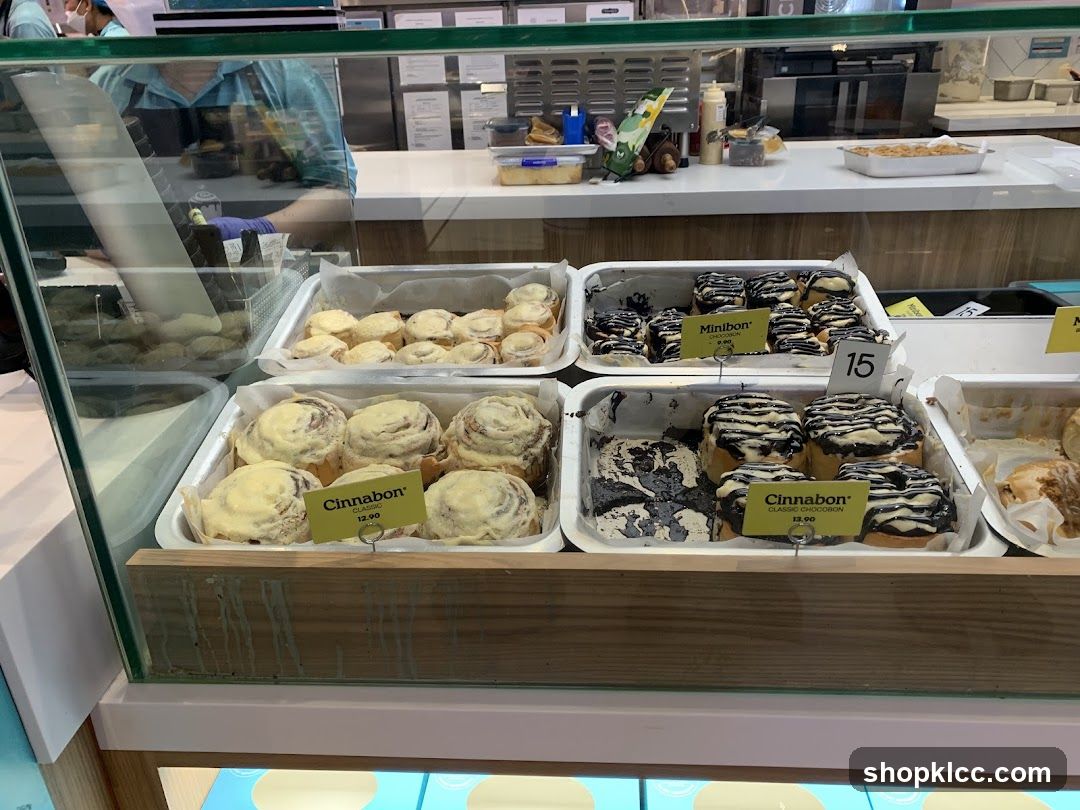 Cinnamon Rolls Display