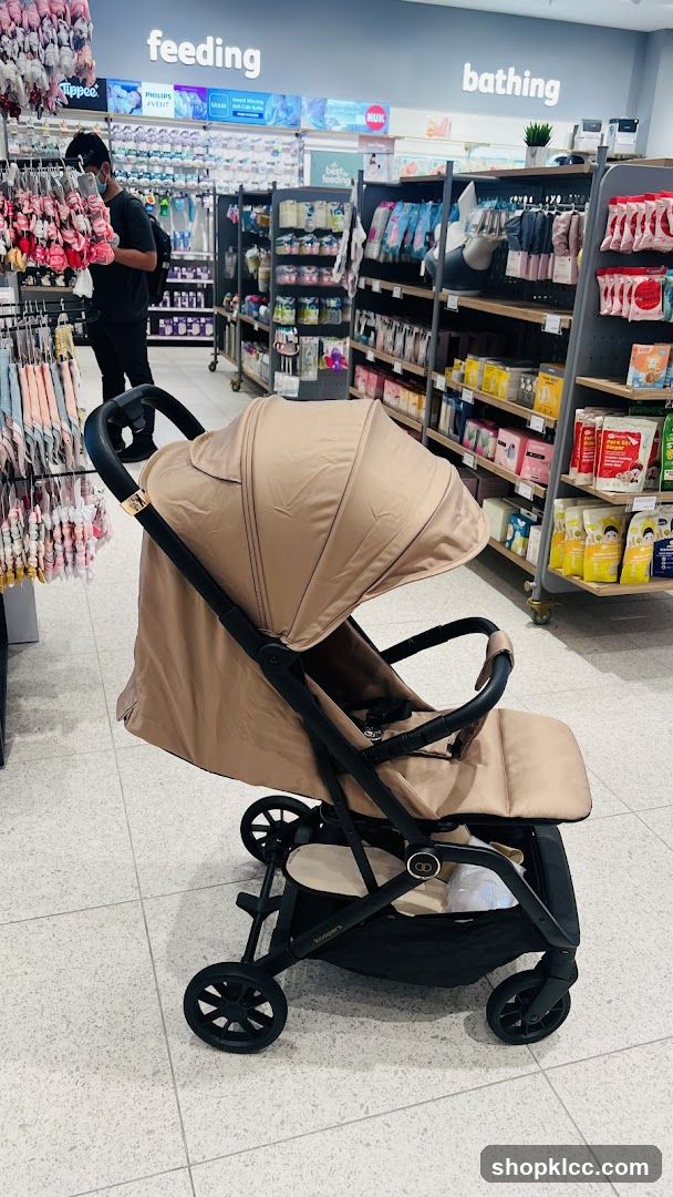 Baby Stroller in Store Aisle
