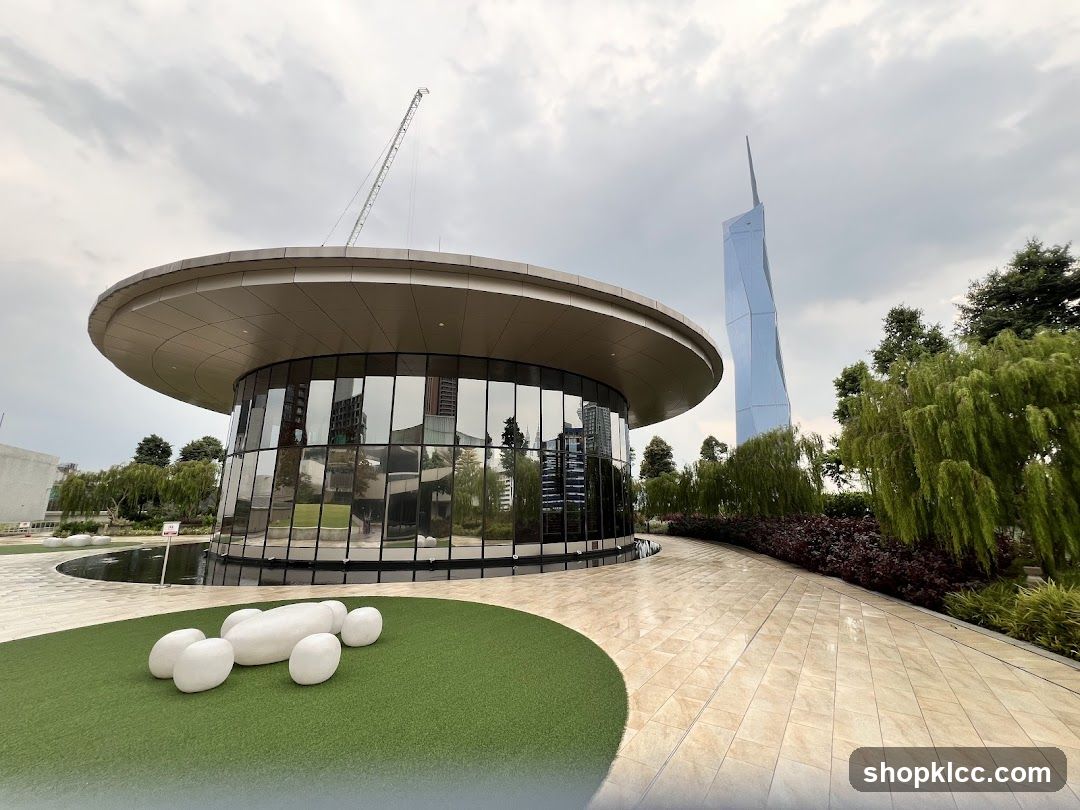 Modern Pavilion with Sculptural Elements