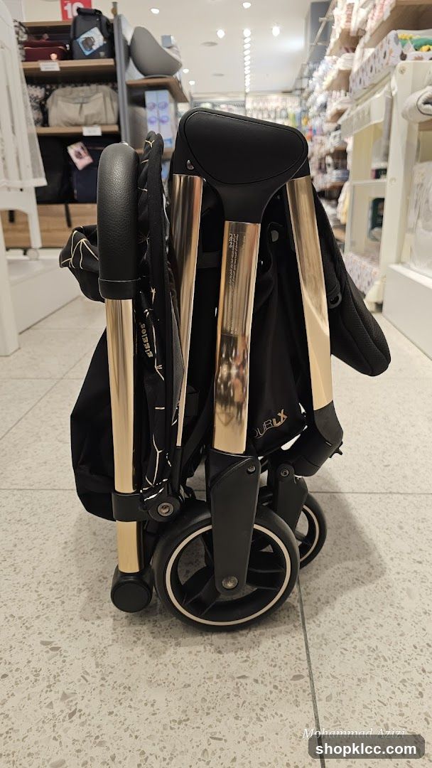 Folded Stroller in Store Interior