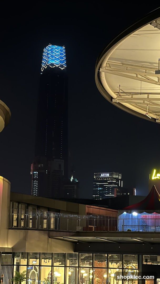 Night City Skyline View