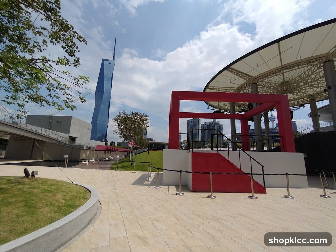 Modern Urban Landscape with Architectural Structures