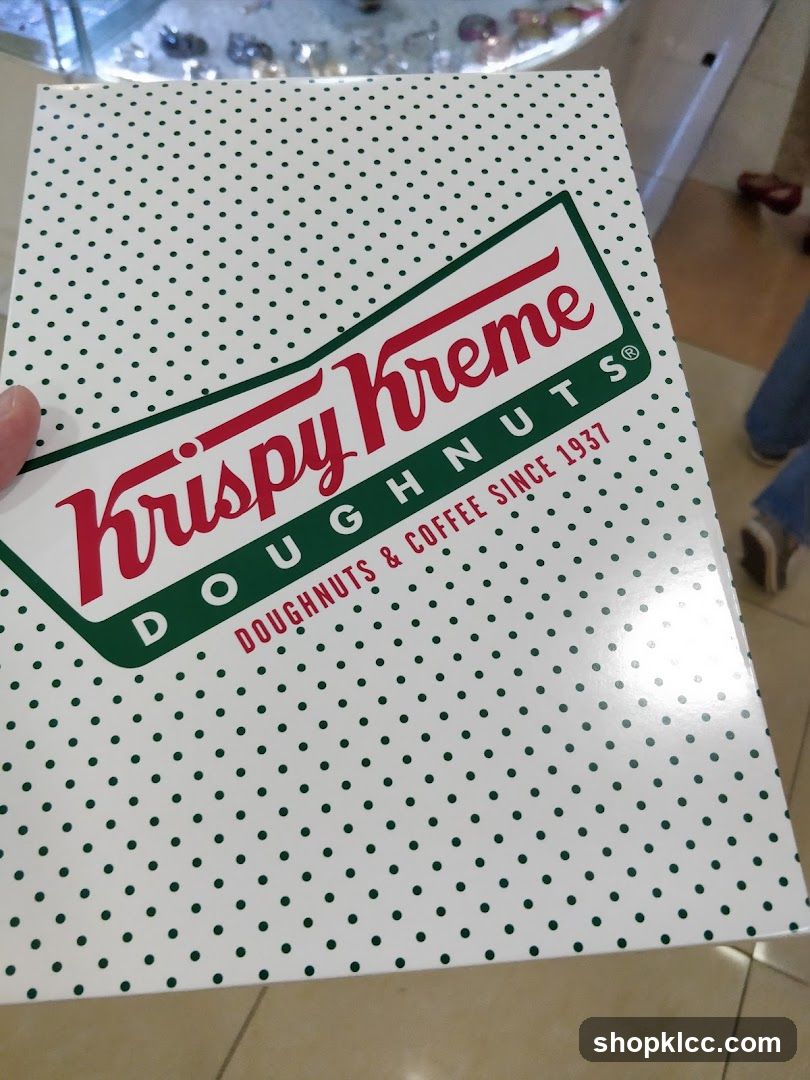 Krispy Kreme Doughnuts Box