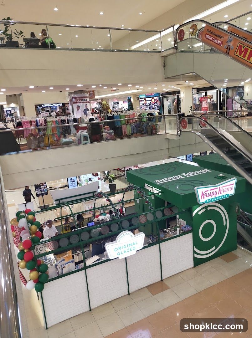 Krispy Kreme Doughnuts Stall in a Mall