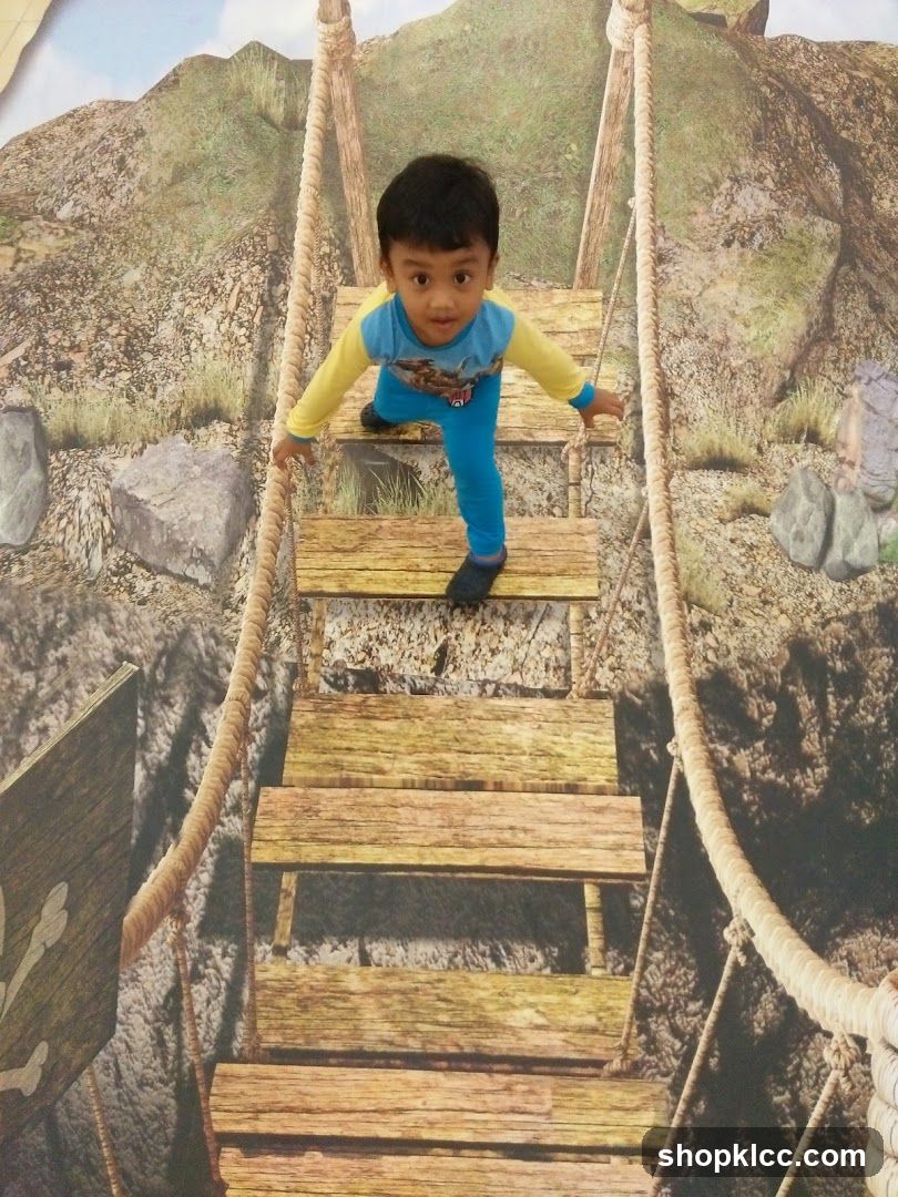 Child on a Rope Bridge