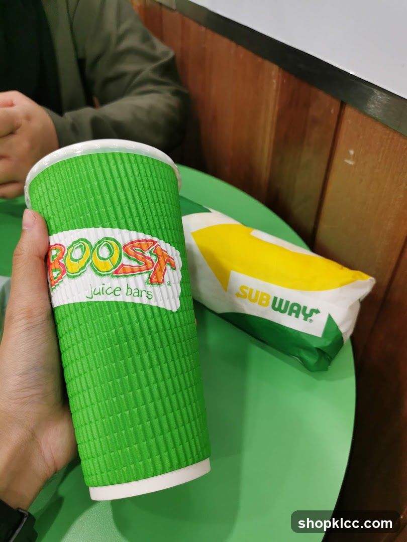 Boost Juice and Subway