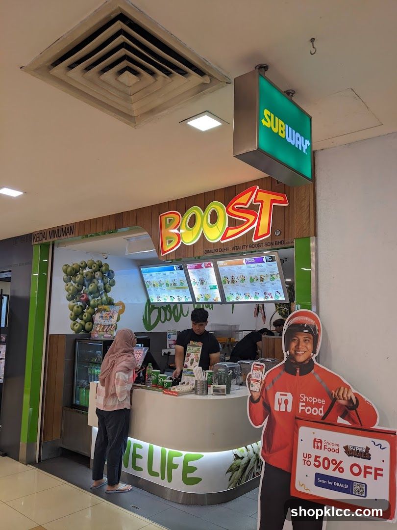 Boost Juice and Subway