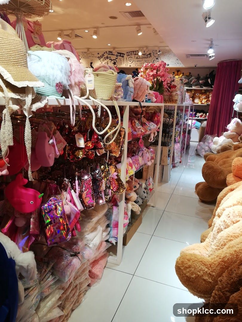 Store Interior with Plush Toys and Accessories