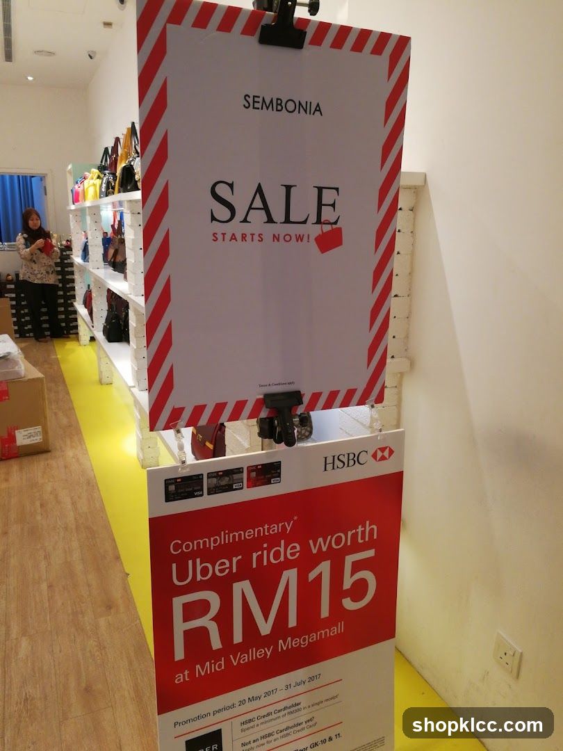 Sale Poster and Uber Promotion