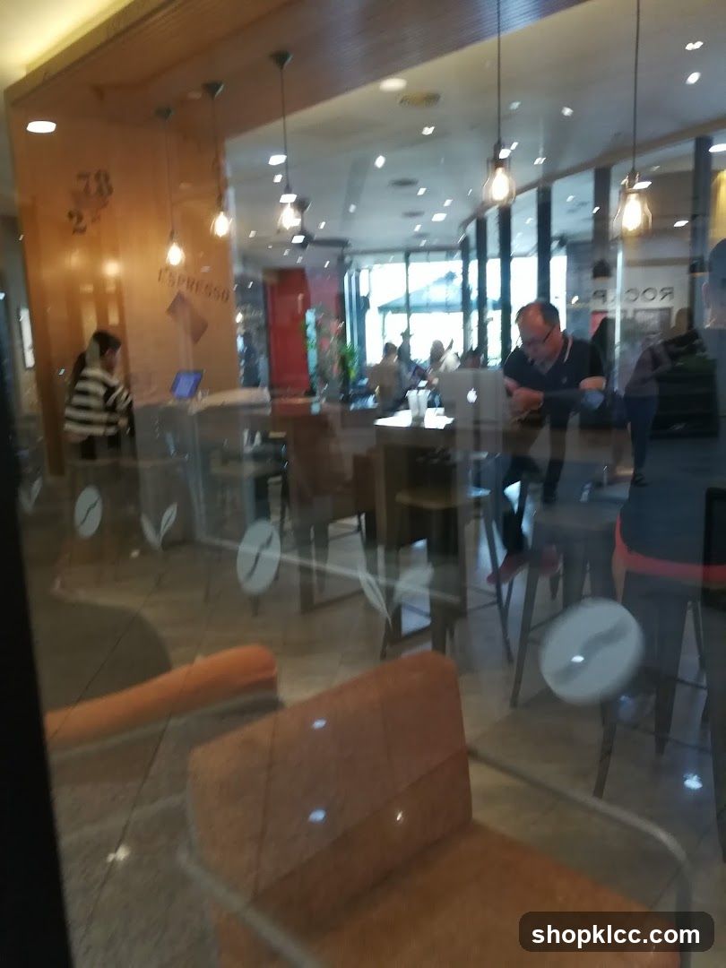 Interior of a cafe
