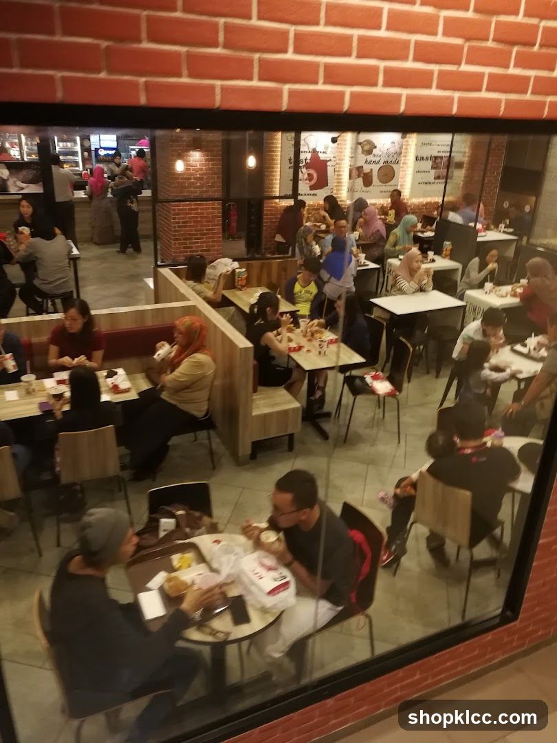 Restaurant Interior with Diners