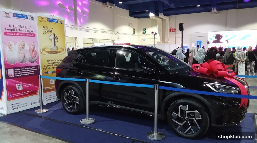 Car Display with Promotional Banners